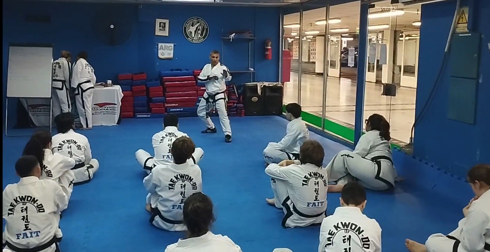 Capacitación técnica en el dojang