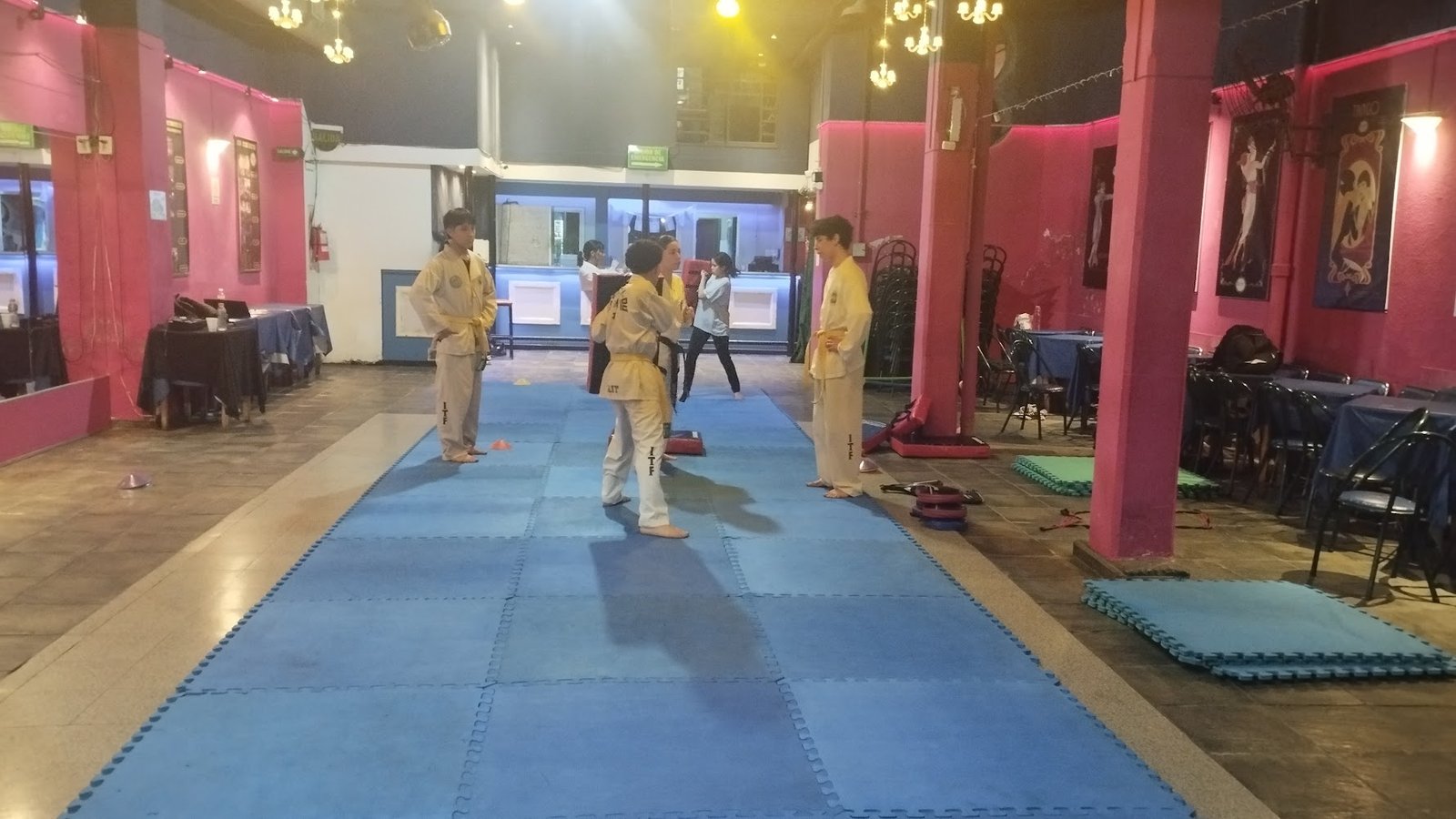 Clase de TaekwonDo en Riobamba