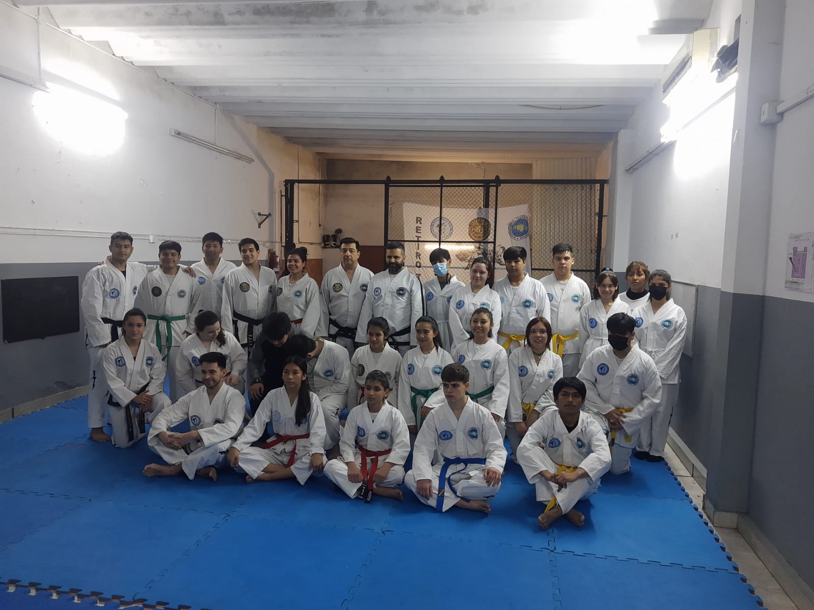 Grupo de practicantes en la sede Retiro